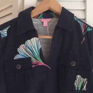 Lilly Pulitzer natural cotton dress